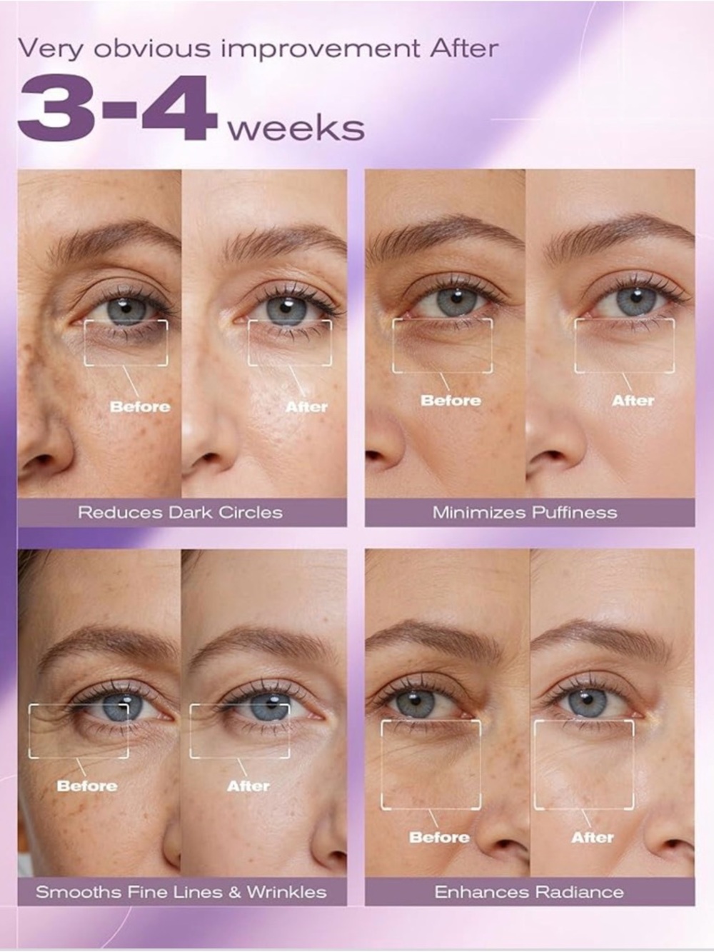 Purple Caffeine Retinol Eye Cream - Brightening & Firming - Picture 4 of 6